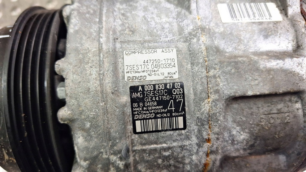 фото №6, Компресор кондиціонера mercedes x253 w205 w213 63 amg gt w190 x290 4.0