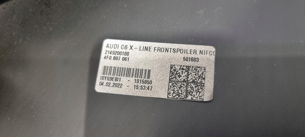 фото №15, Накладка бампера перед audi a6 c6 allroad