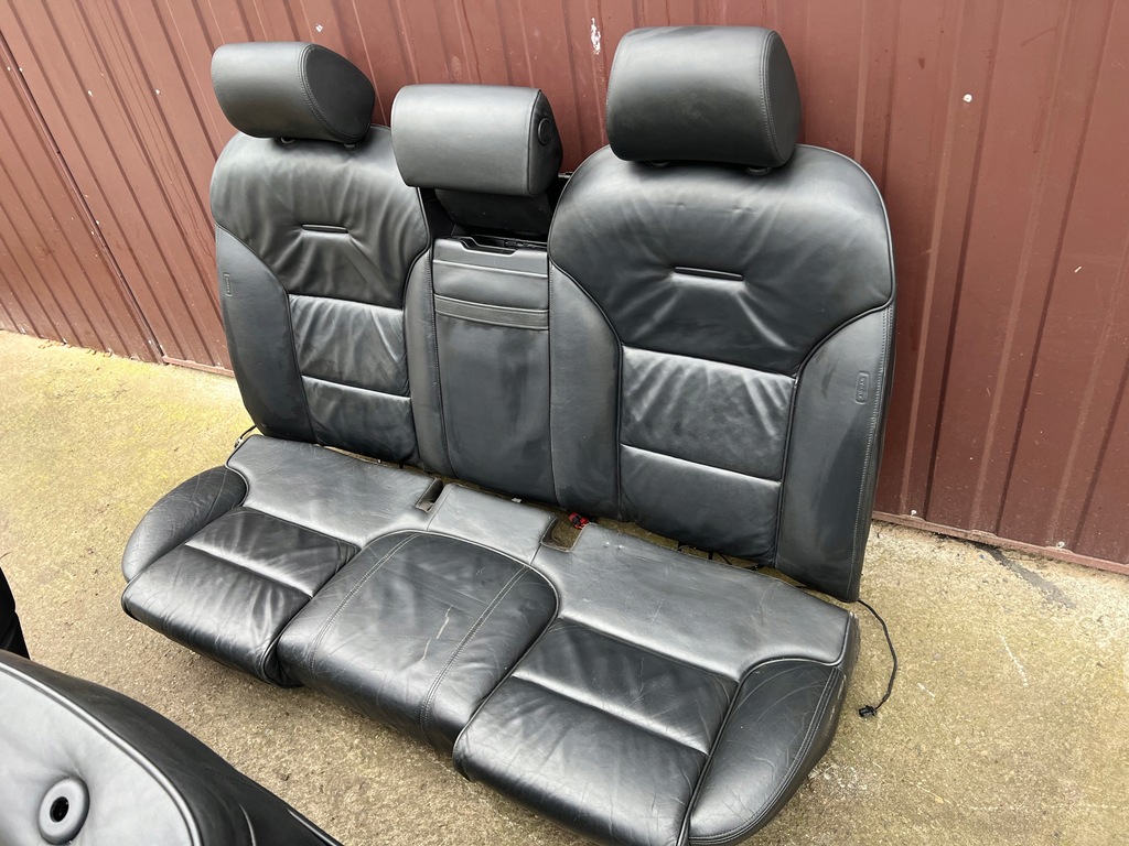 фото №5, Сиденья комфорт кожа czarna подогрев перед + задняя заднее сиденье audi a8 s8 d3 комплект