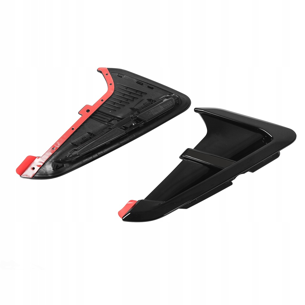 фото №15, 2 szt. блестящие чёрные боковой защита воздуховод воздуха заменители dla x4