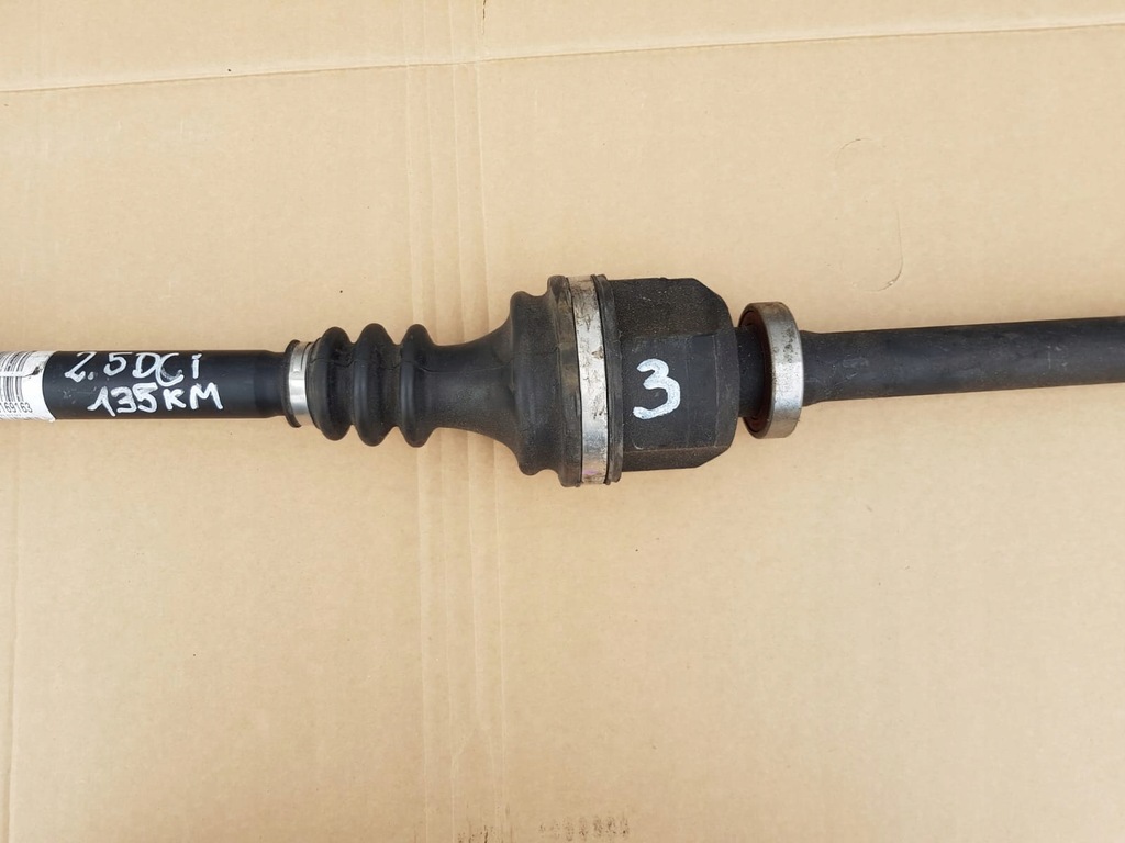 фото №6, Привідний вал права шарнір trafic vivaro 2.5dci 01-06