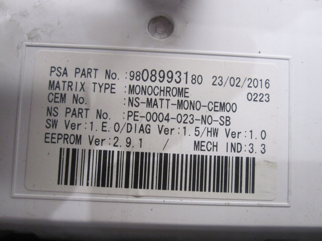 Peugeot 3008 1 рестайлінг  16r панель приборів 9810477580 anglik в Україні