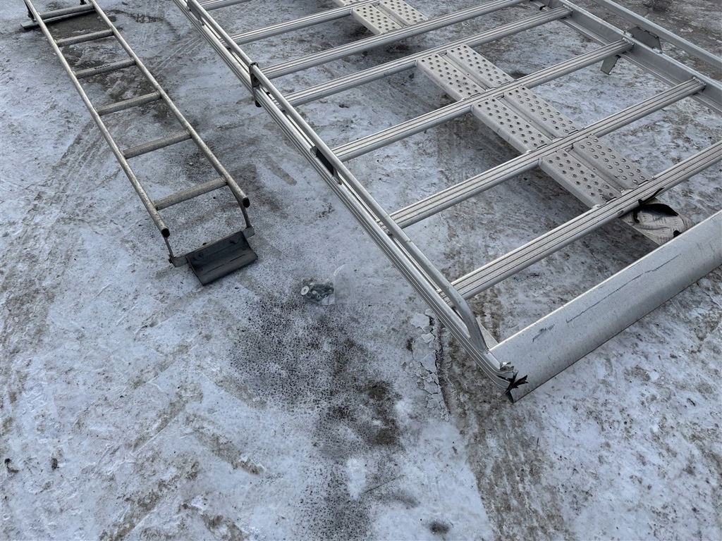 фото №7, Багажник крышный 150 kg mts лестница vw crafter ii 2 man tge 17-26 rok