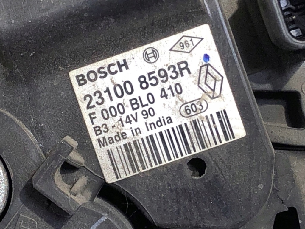 Генератор renault twingo 3 231008593r 0.9 90km Оригінал