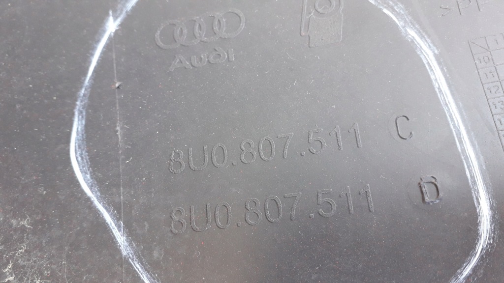 Купить Audi q3 11- бампер задняя 8u0807511c