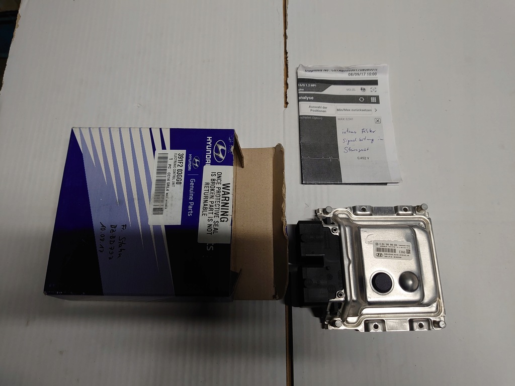 фото №1, Hyundai бортовий комп'ютер 391f203gg0