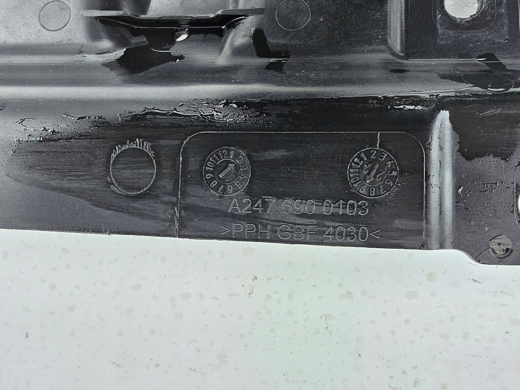 фото №11, Плита защита pod бампер mercedes задняя задняя glb x247 w247 2019 - orginał