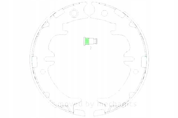 фото №2, Nipparts тормозные колодки тормозные lexus gs 300