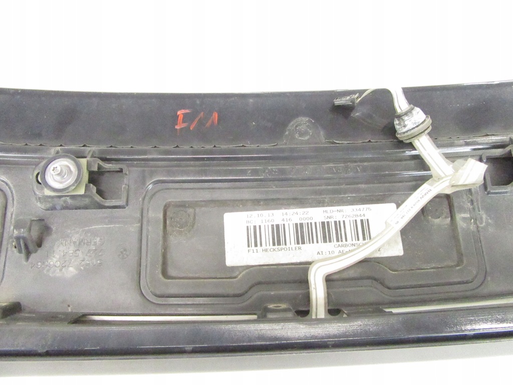 Спойлер спойлер накладка кришки скло багажника bmw f11 універсал carbonschwarz 416 Недорого