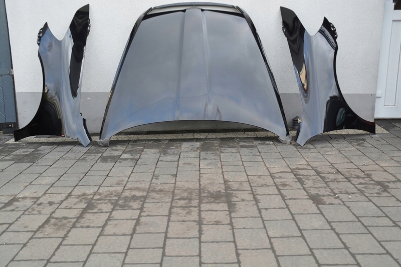 Капот двигателя skoda octavia 2 рестайлинг  9910 черная в Украине