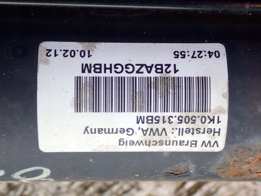 фото №6, Skoda yeti 09- 5l підрамник поперечина задня балка підвіска задня 1k0505315bm