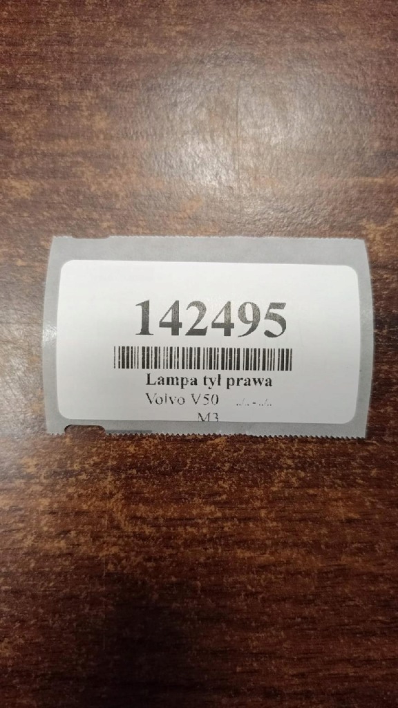 Volvo v50 фара правий задні Зі Шроту
