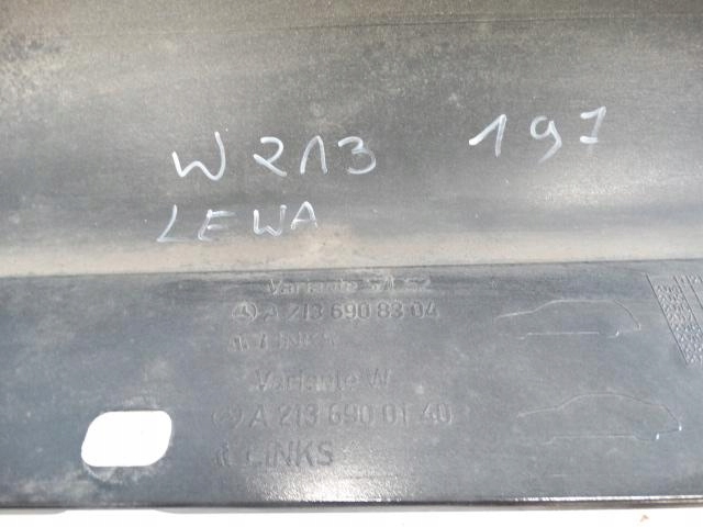 фото №8, Молдинг поріг ліва 197 mercedes w213 e300 lift