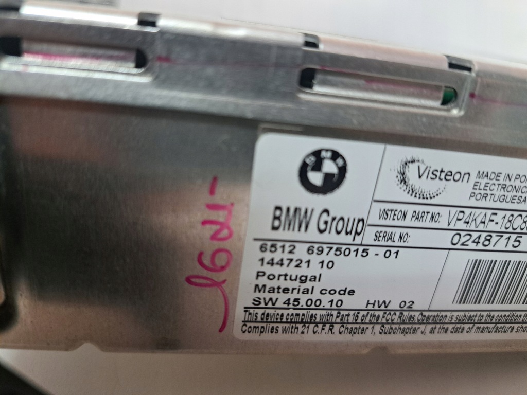 фото №8, Bmw buisness cd 65126975015-01 радіо програвач cd