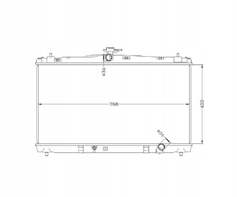 фото №1, Toyota camry 15 - 17 радиатор 164000v110
