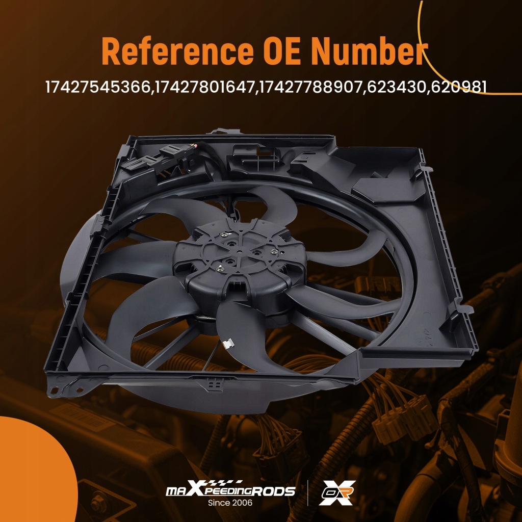 Вентилятор радіатора 4 pin для bmw 335xi/135i/z4 2007-2016 620981 Оригінал