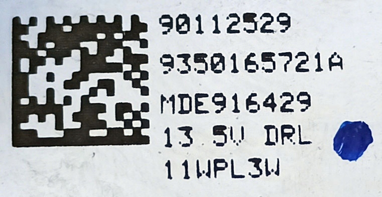 фото №4, Opel crossland x модуль led jeż лівий drl