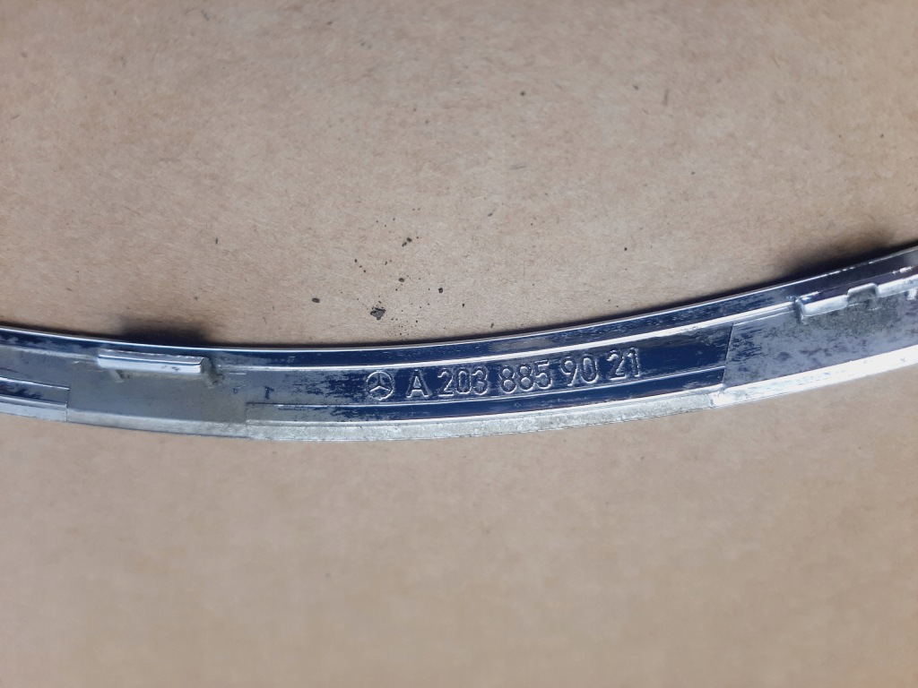 фото №9, Молдинг хром бампер задня mercedes clc coupe w203 a2038859021 права