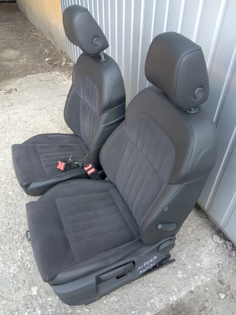 фото №11, Skoda superb iii сиденья комплект сидений заднее сиденье