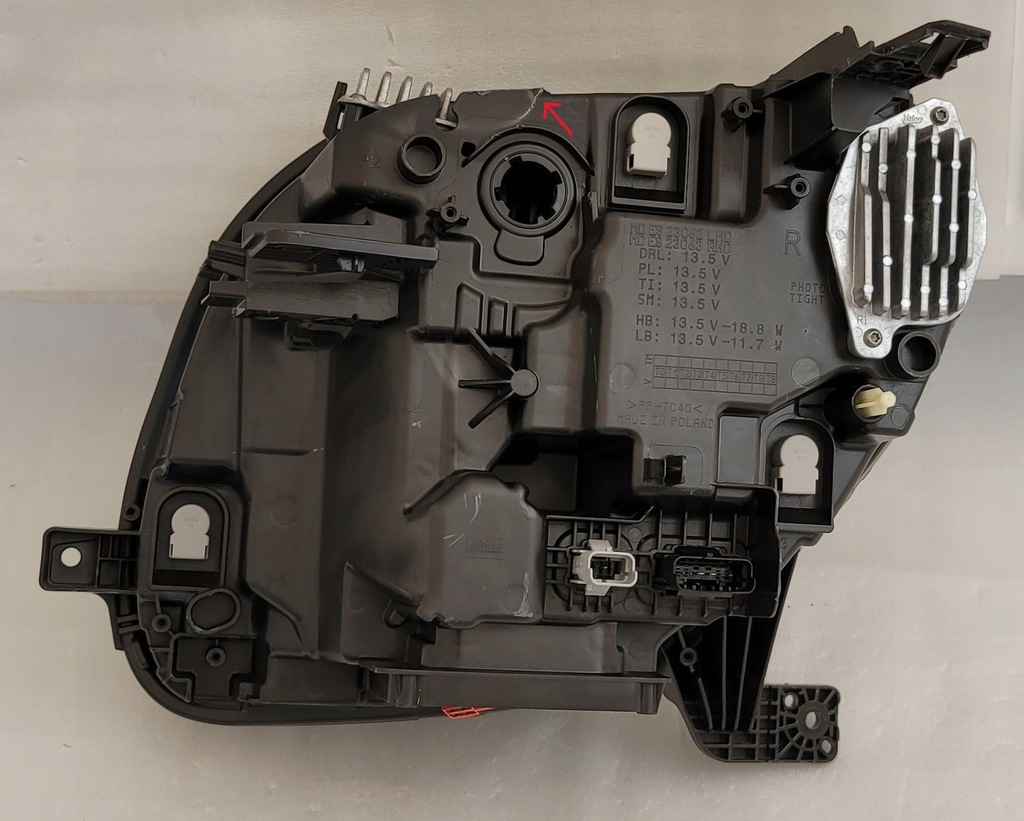 фото №9, Лампа права перед smart 453 forfour eq a4539069801 260107304r