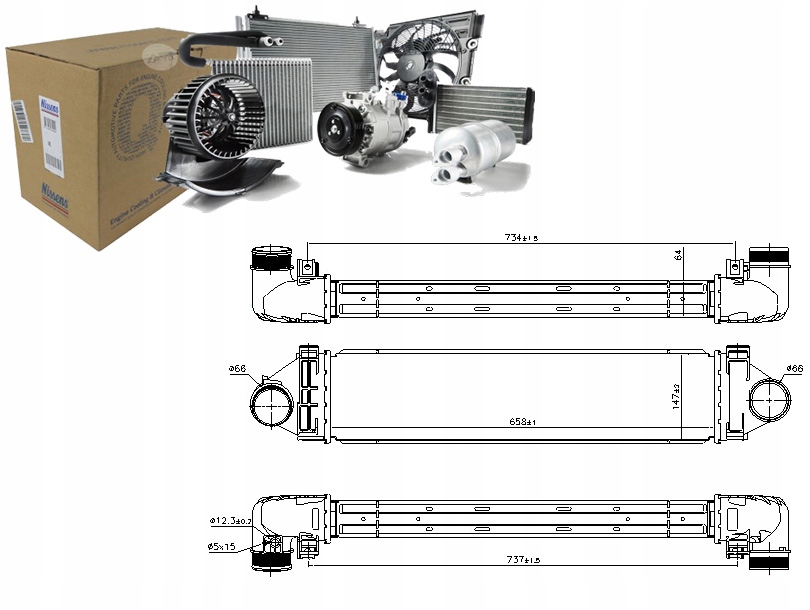 Купити Інтеркулер ford galaxy mondeo iv s-max 2.0 03.10-