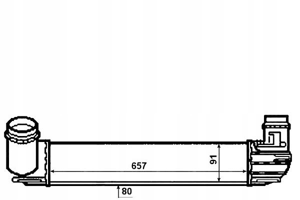 фото №2, Nrf 30481 радиатор воздуха наддувочный