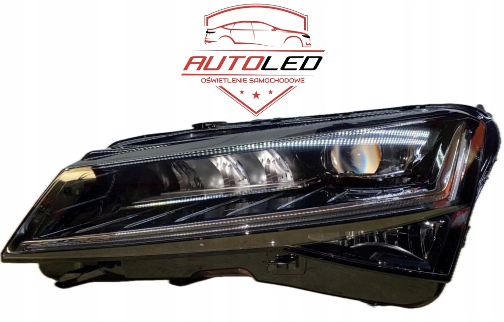 фото №1, Skoda superb 3 lift лампа левая перед crystal lighting full led 3v1941015d