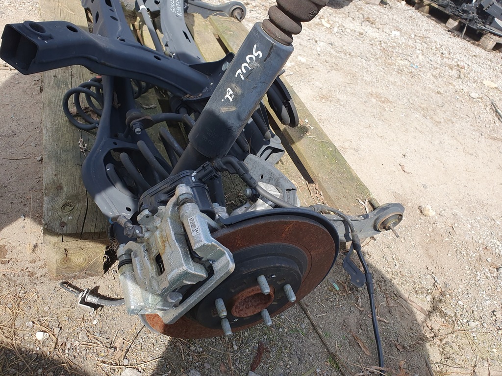 фото №7, Kia soul iii подвеска балка задняя комплект подрамник рычаги поворотный кулак ступица