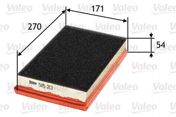 Valeo 585213 фільтр повітря Зі Шроту