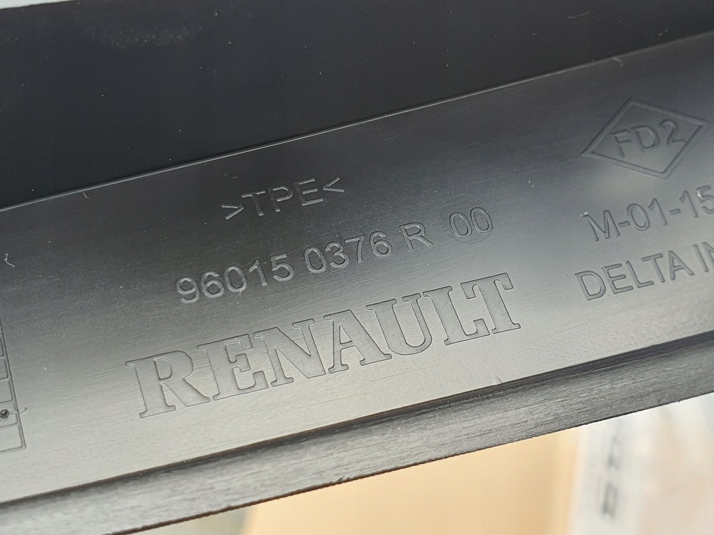 фото №7, Dacia sandero ii 17+ спойлер бампера перед накладка-спойлер