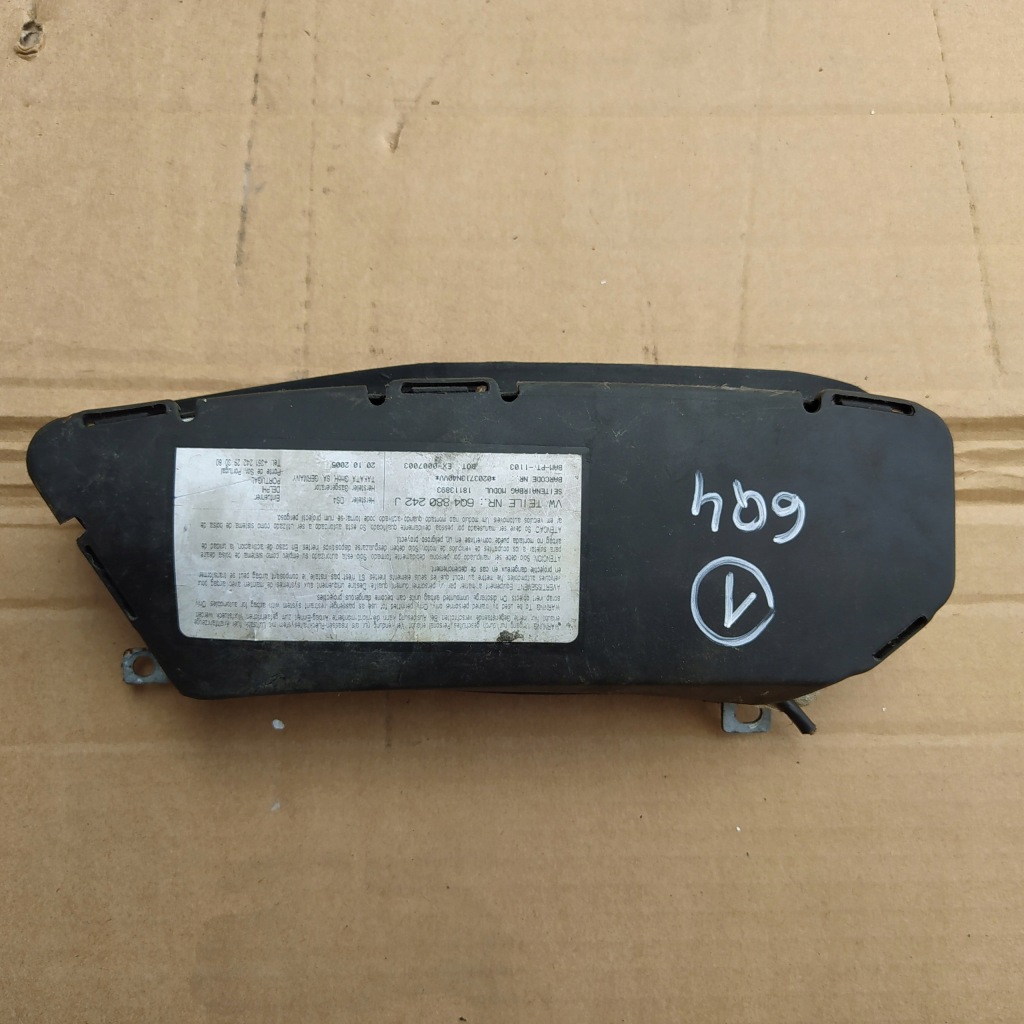 фото №1, Подушка сиденье подушка безопасности правая vw polo 9n 6q4880242j