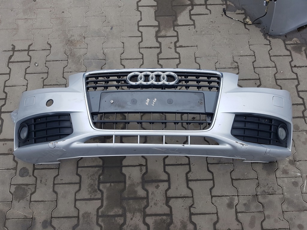 фото №1, Audi a4 b8 08-11r бампер перед передній решітка радіатора