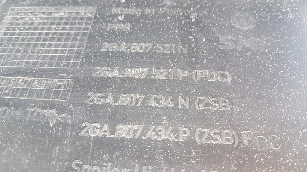 фото №12, Vw t-roc 2ga бампер задняя полный оригинал