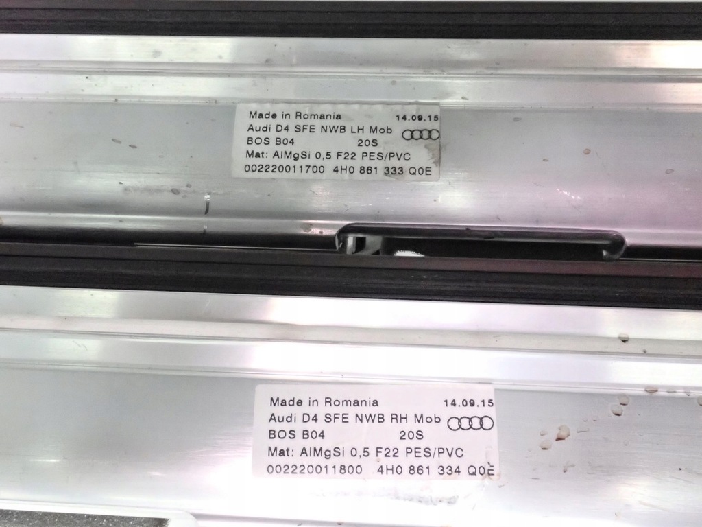 фото №15, Audi a8 d4 4h набір електричних rolet-tył