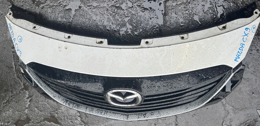 фото №1, Mazda cx-9 i 16r lift решётка радиатора решётка радиатора бампера хром