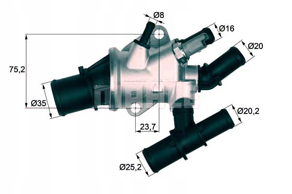 фото №2, Mahle термостат alfa romeo 147 1.9 jtd 937axd1a