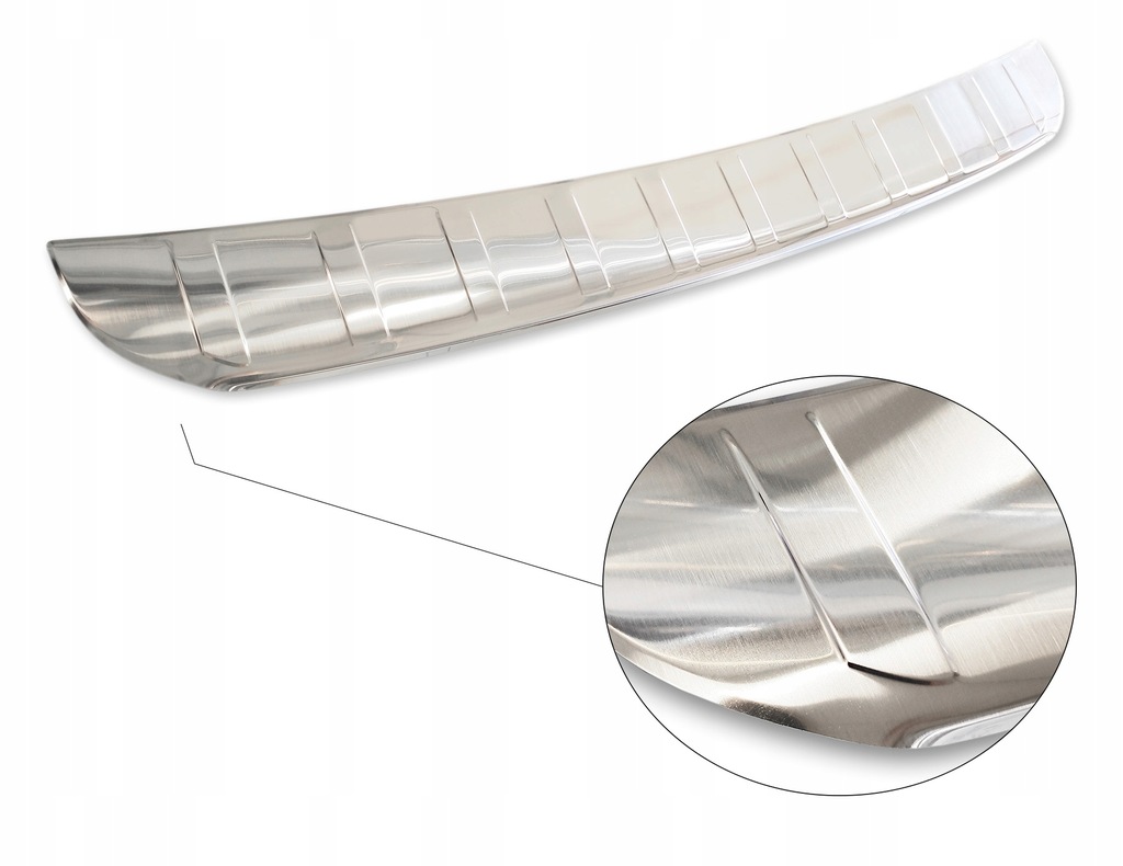 фото №1, Mercedes glb x247 молдинг стальной накладка na бампер задняя