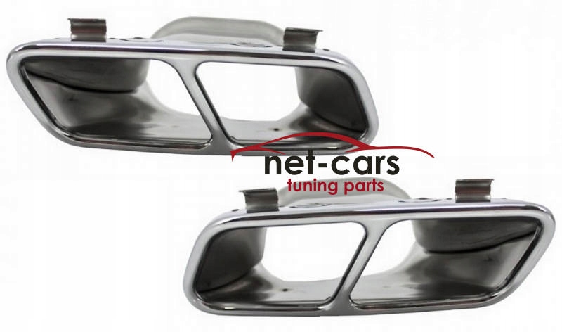 фото №1, Насадки mercedes w176 c117 a45 cla45 amg хром
