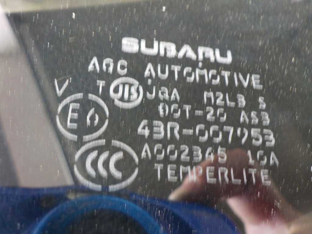 фото №4, Subaru xv 2011 - 2017 rok скло кузовна ліва задня