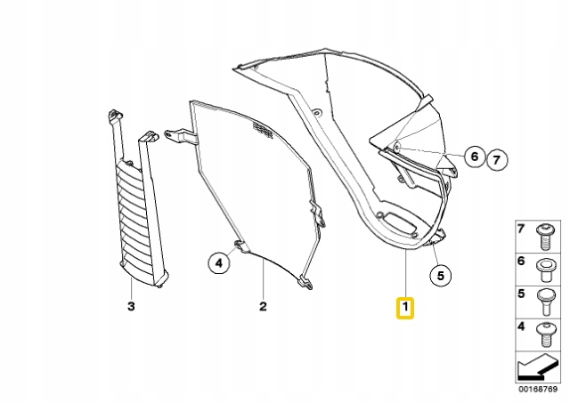 Распределитель воздуха bmw k1200s k1300s оригинальный 17117673162 Недорого