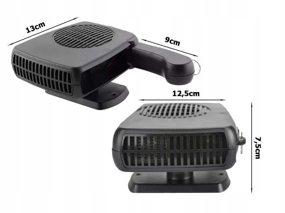 фото №11, Обігрівач нагрівач farelka автомобільна радіатор do автомобіля 12v 150w