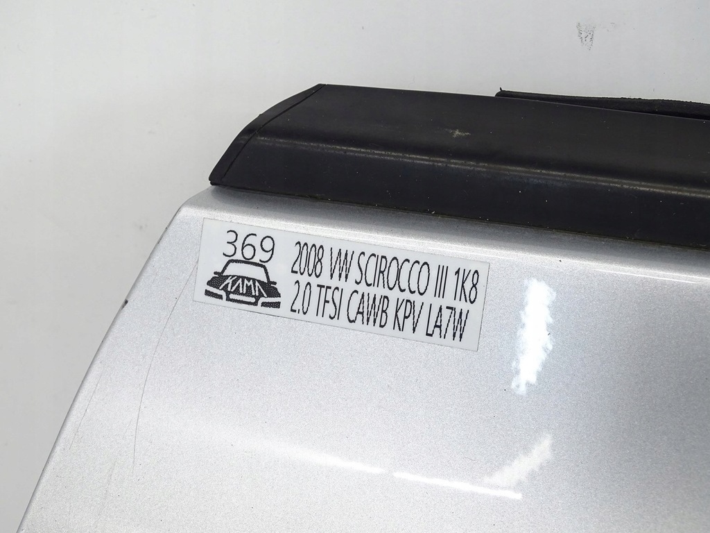 фото №14, Двері праве правий перед передні vw scirocco iii 1k8 сріблястий la7w