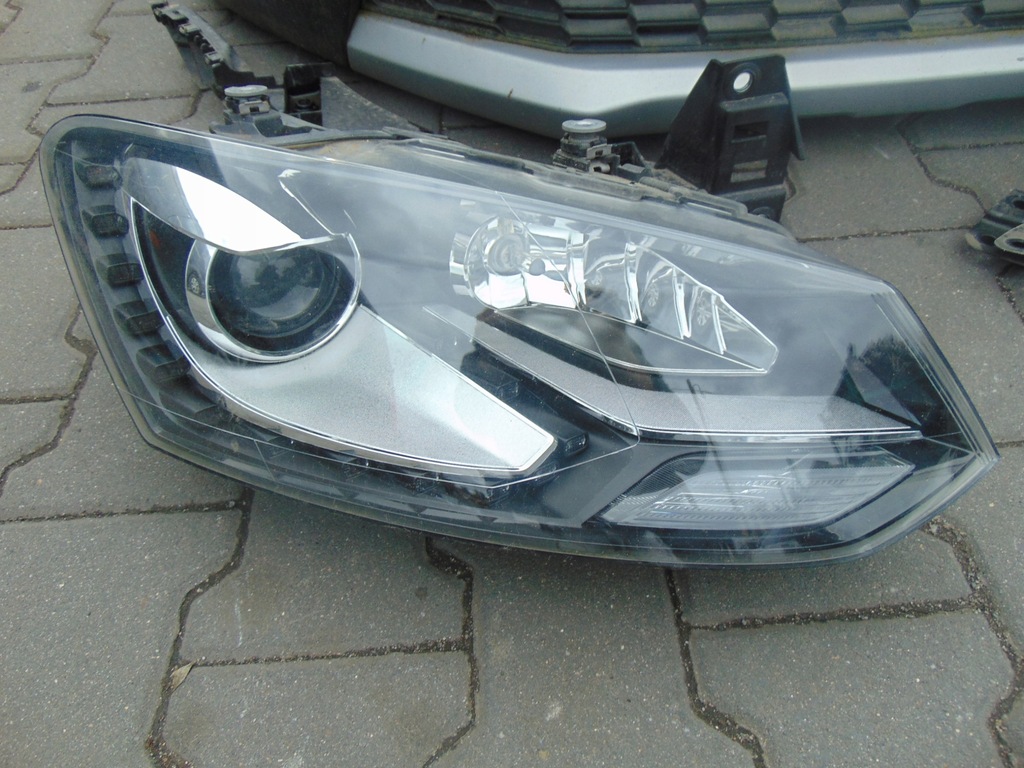 фото №6, Kompletny перед vw polo 6r cross 1.6tdi ксенон ld1y