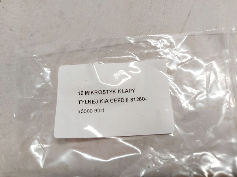 фото №7, Kia ceed 2 ii i30 ii мікровимикач кришки багажника ручка кнопка 81260-a5000