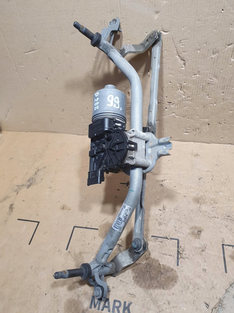 фото №7, Механізм двірник перед передніх моторчик peugeot 208 i 9673222580