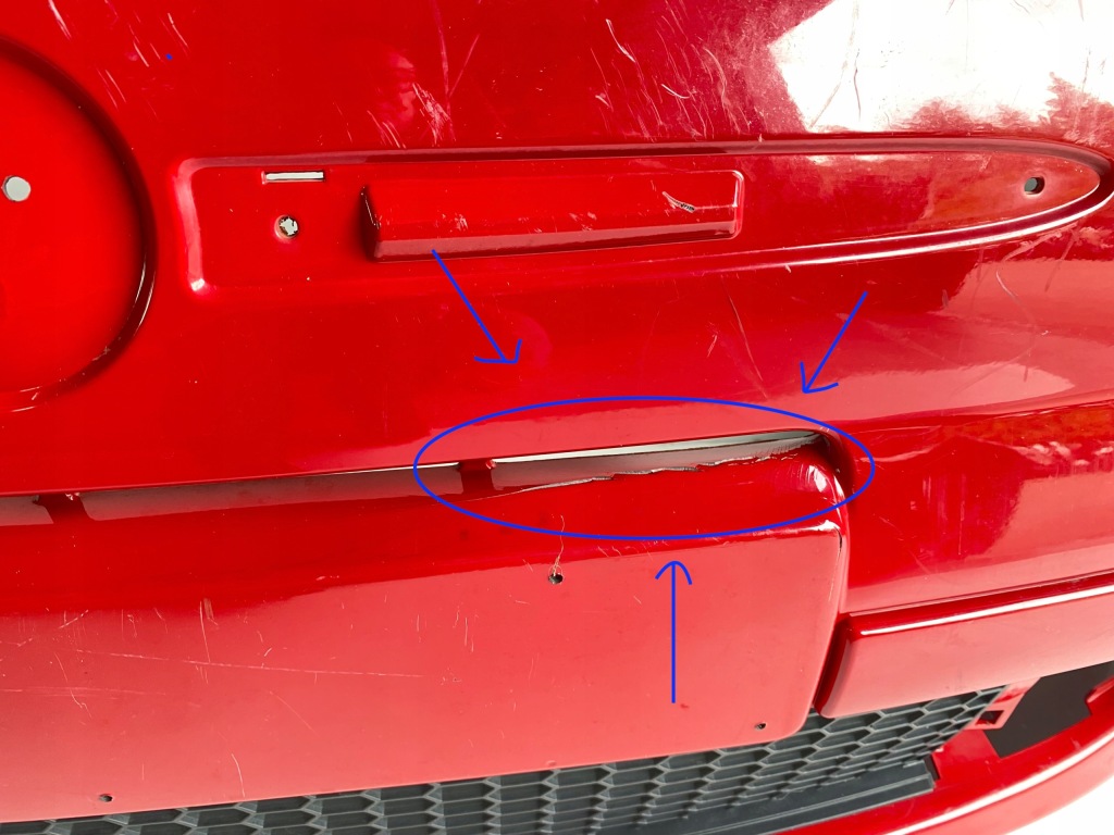 Бампер передний перед fiat 500 2007-2015 Доставка