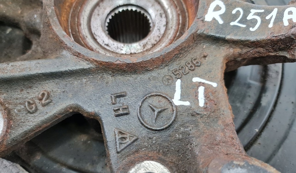 фото №3, Ступиця поворотний кулак лівий задня mercedes w251 4matic