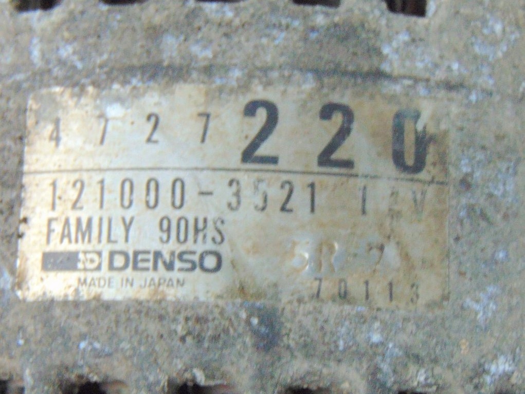 фото №8, Dodge caravan ii 3.0 v6 95r - генератор 4727220