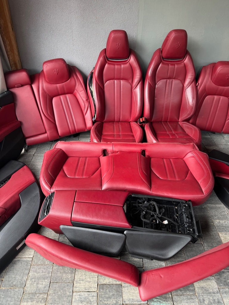 фото №7, Maserati quattroporte vi gransport сидіння заднє сидіння kompletboczki оббивка