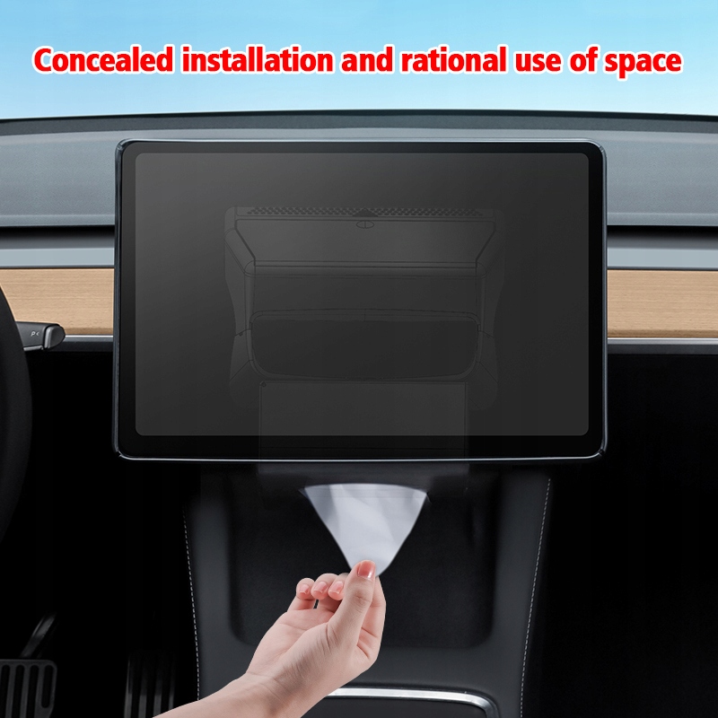 фото №3, Стиль 3 аксессуары do tesli 3/y: бардачок, коробка na